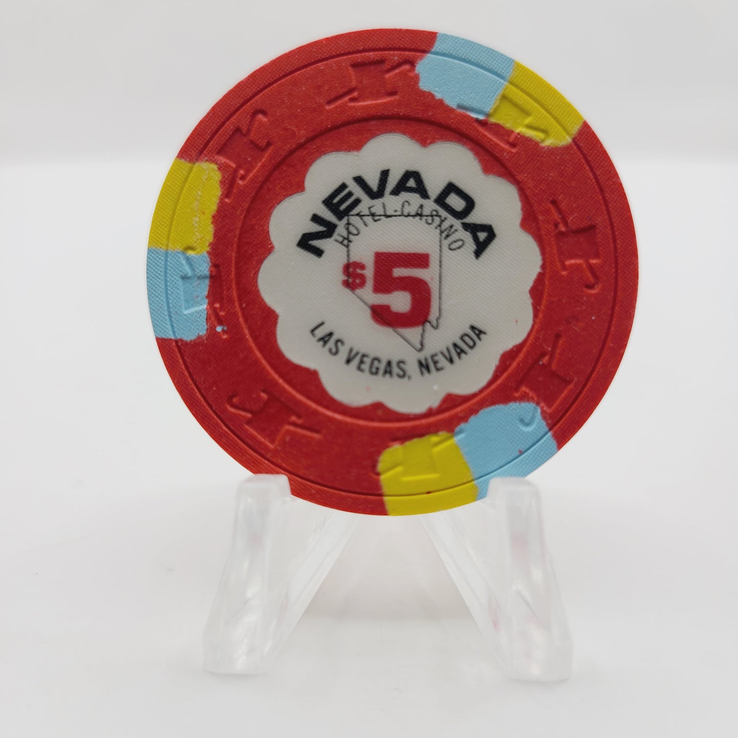 Nevada Hotel Casino Las Vegas Nevada 1990 $5 Casino Chip N1958
