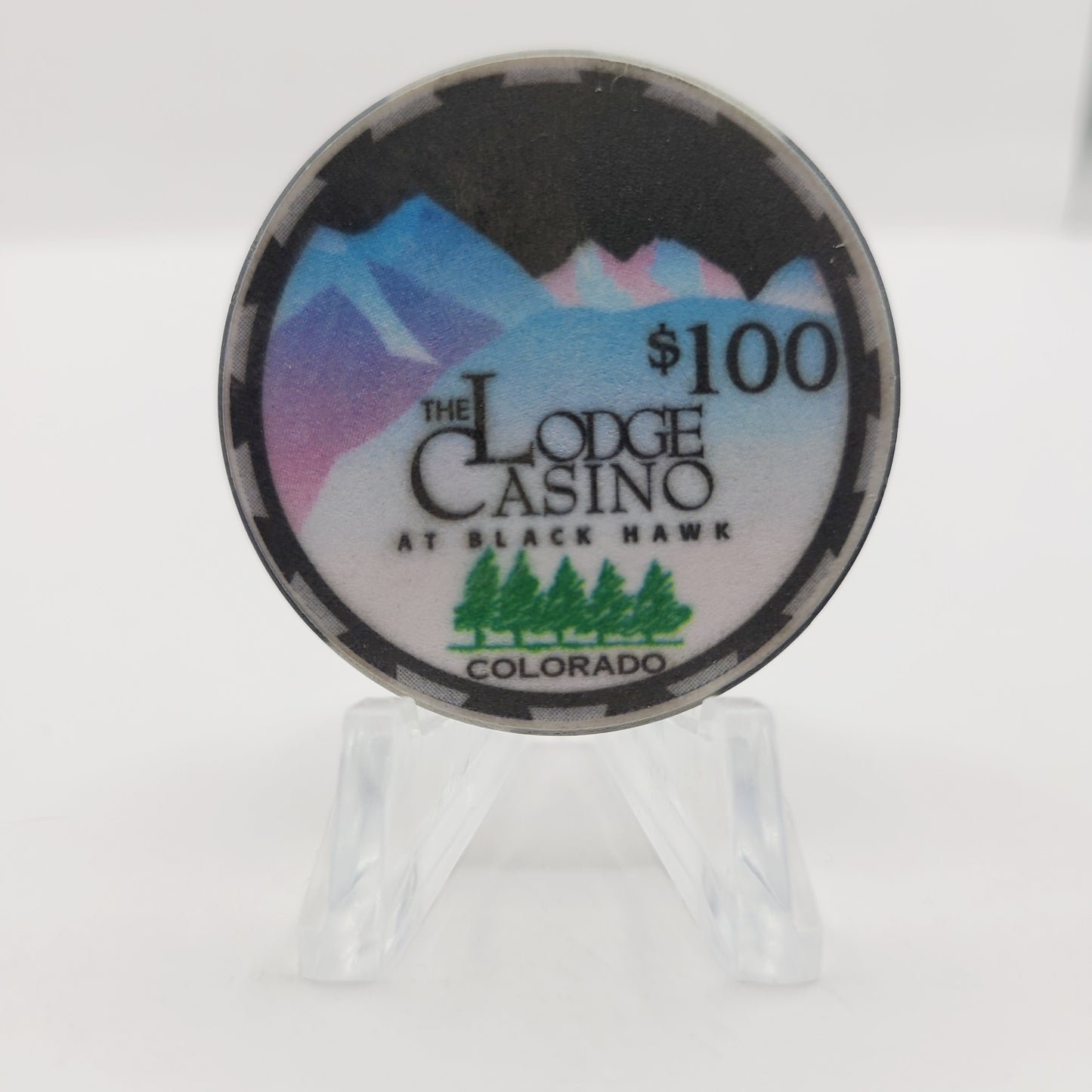 The Lodge Casino at Black Hawk Colorado $100 Casino Chip