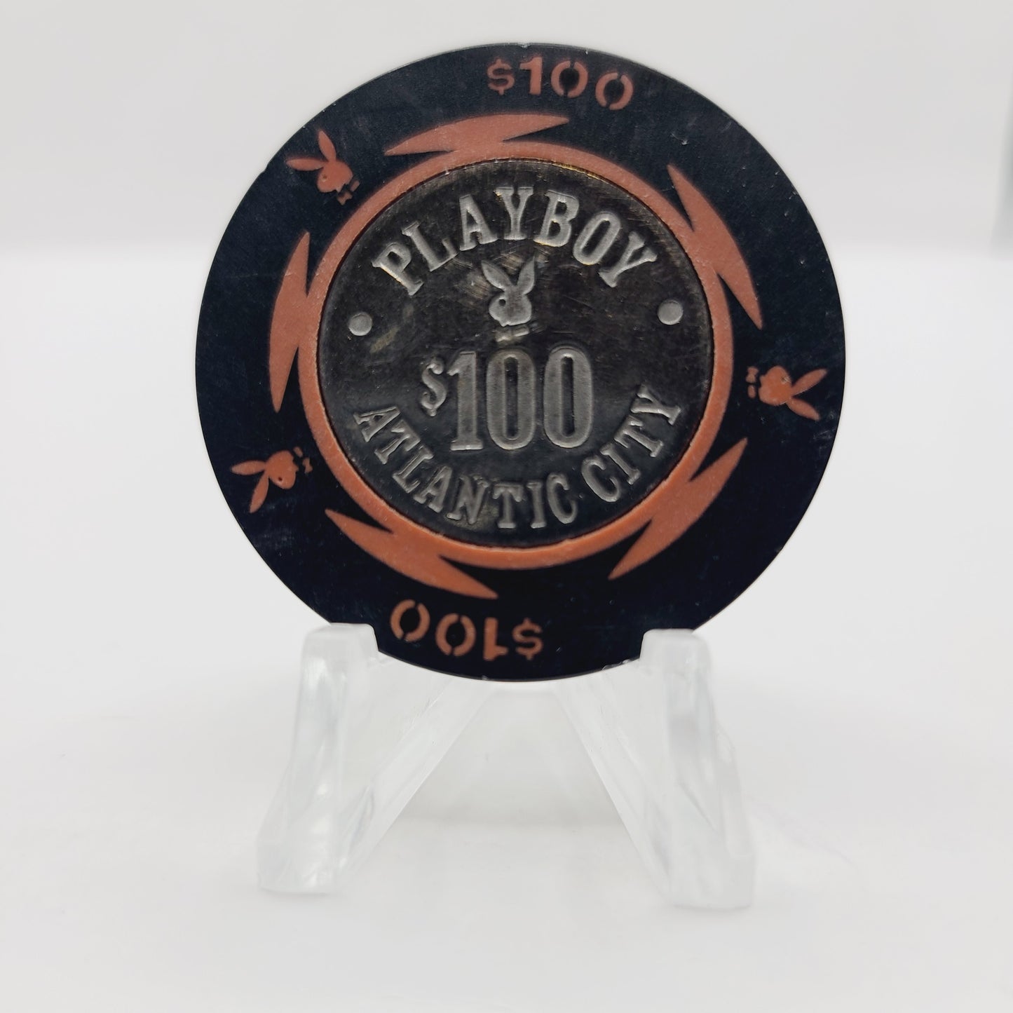 Playboy Hotel Casino Atlantic City New Jersey $100 Casino Chip
