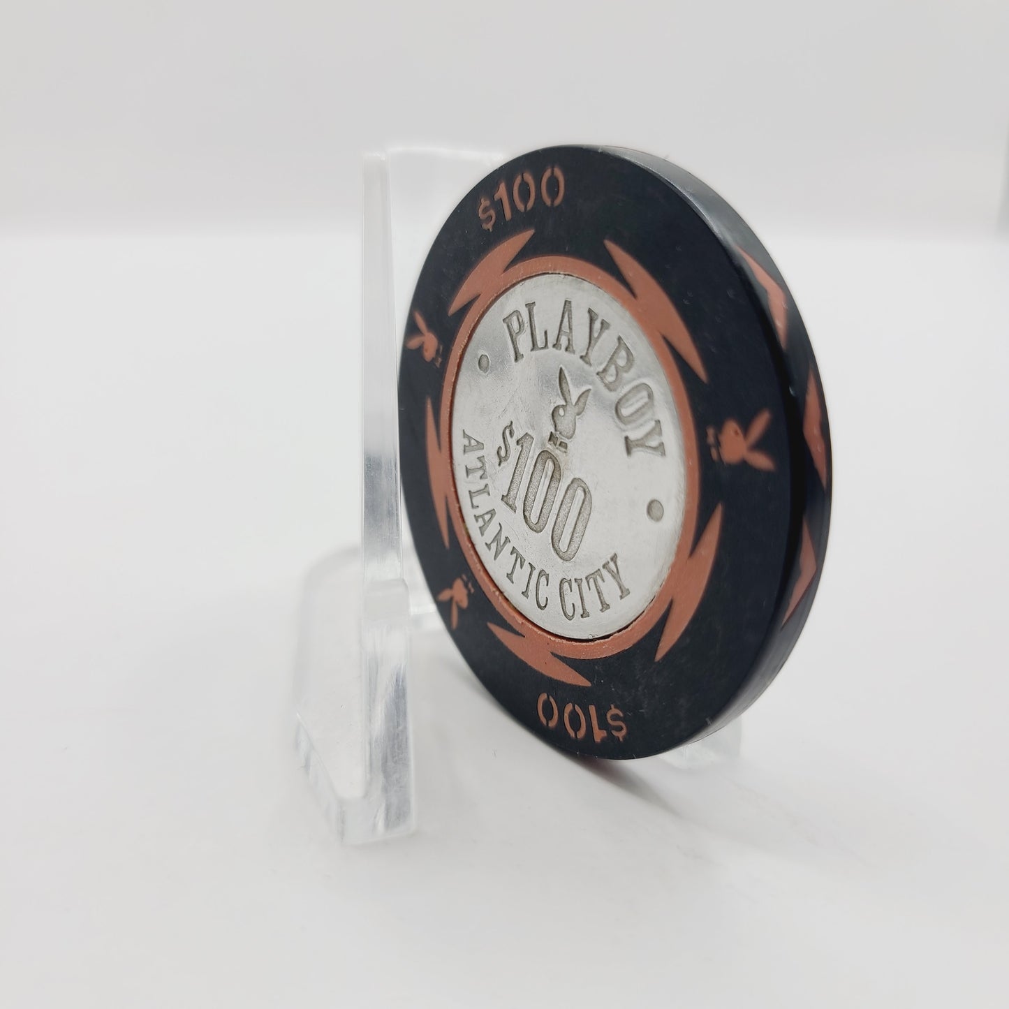 Playboy Hotel Casino Atlantic City New Jersey $100 Casino Chip