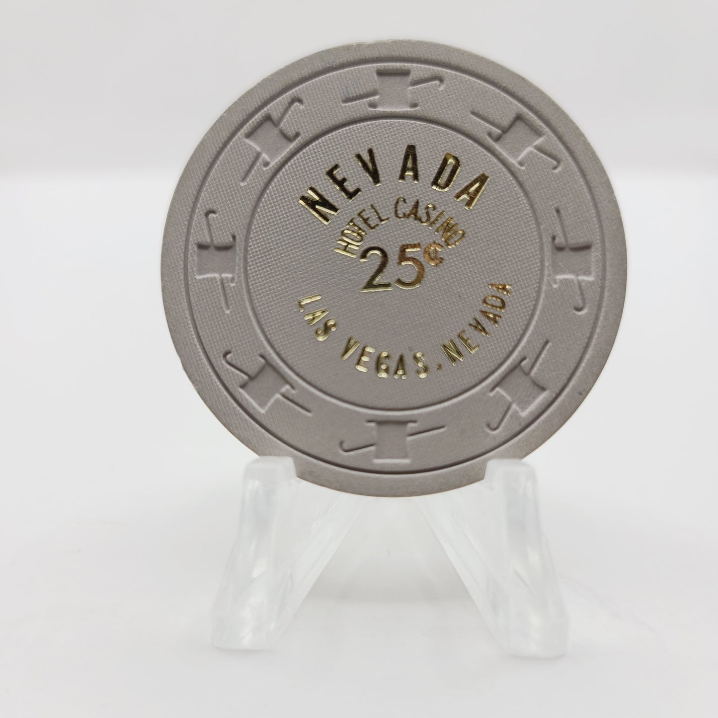 Nevada Hotel Casino Las Vegas Nevada 1974 $.25 Casino Chip N7303