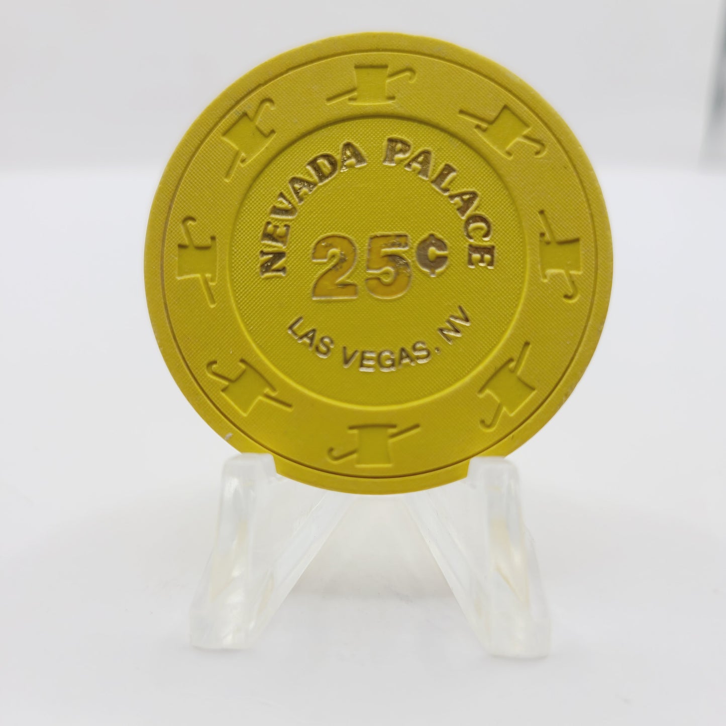 Nevada Palace Casino Las Vegas Nevada 1988 $.25 Casino Chip N1965