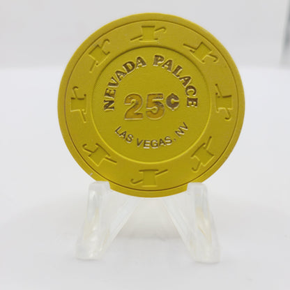 Nevada Palace Casino Las Vegas Nevada 1988 $.25 Casino Chip N1965