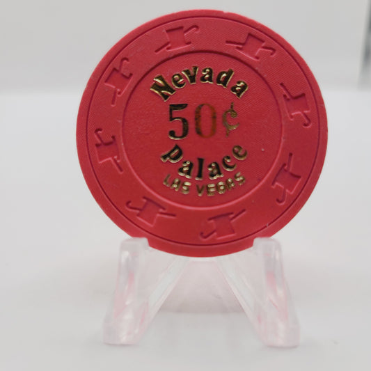 Nevada Palace Casino Las Vegas Nevada 1979 $.50 Casino Chip N1964