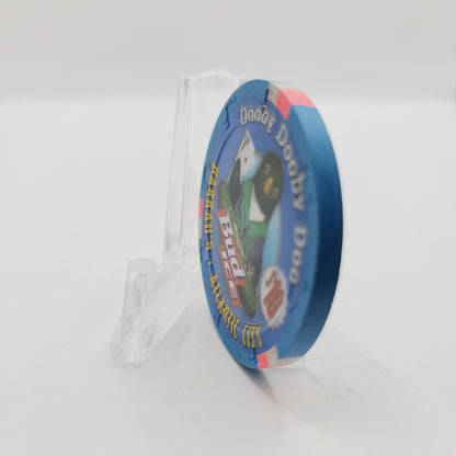 Harrah's Resort Casino Atlantic City New Jersey $10 #Dooby Dooby Doo" Bud Ice Casino Chip #2279