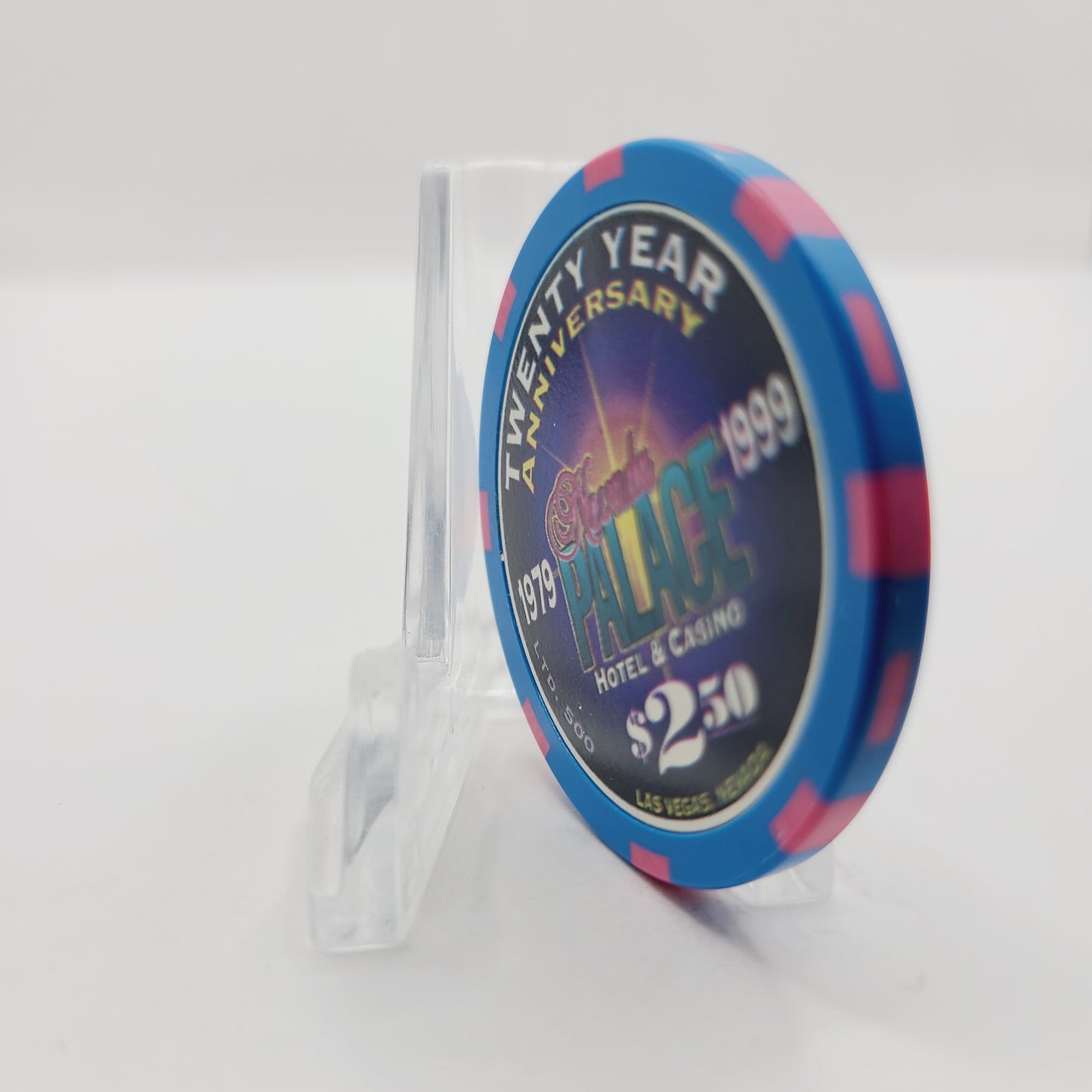 Nevada Palace Casino Las Vegas Nevada 1999 "20 Year Anniversary" $2.50 Casino Chip V5102