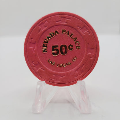 Nevada Palace Casino Las Vegas Nevada 1988 $.50 Casino Chip N3031