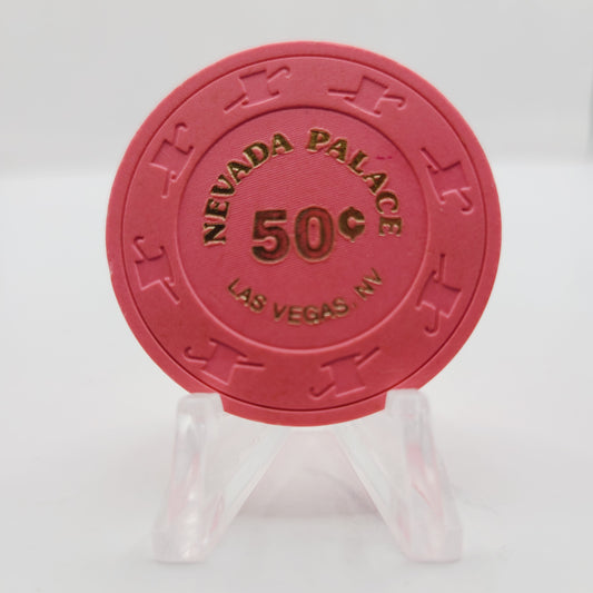 Nevada Palace Casino Las Vegas Nevada 1988 $.50 Casino Chip N3031