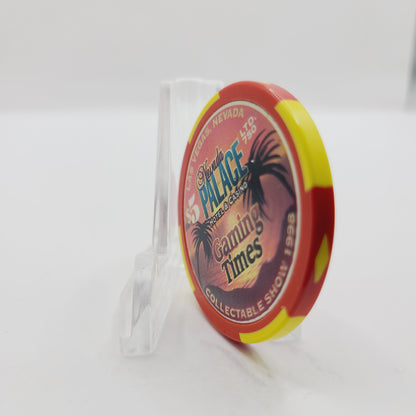 Nevada Palace Hotel Casino Las Vegas Nevada "Gaming Times Collectible Show 1998" $5 Casino Chip V3144 LMT 750