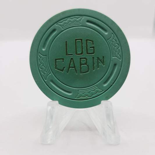 Log Cabin Hotel "Card Room" Happy Camp California Table Chip CG047629