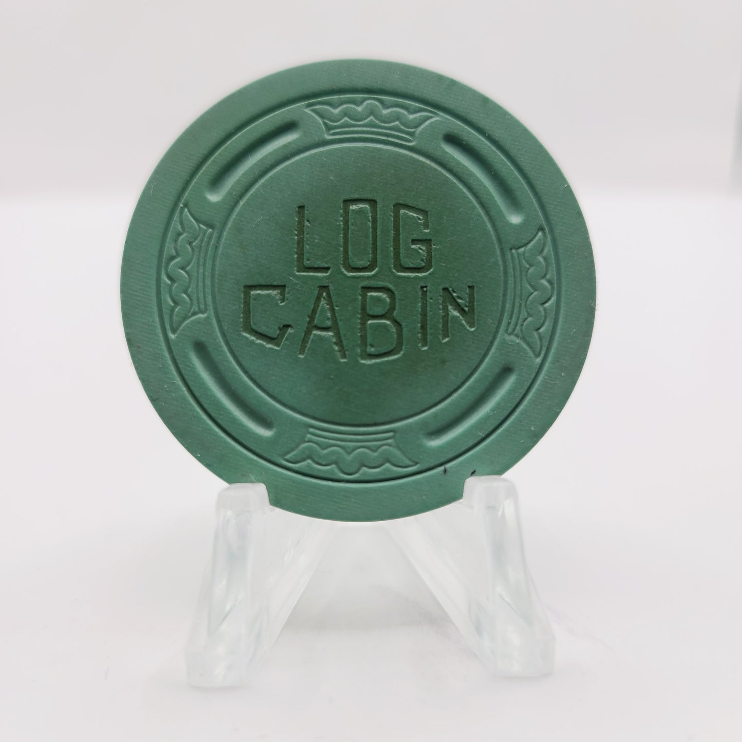 Log Cabin Hotel "Card Room" Happy Camp California Table Chip CG047629