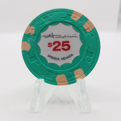 Giudici's "Victorian Gambling Hall" Casino Sparks Nevada 1989 $25 Casino Chip  N8417