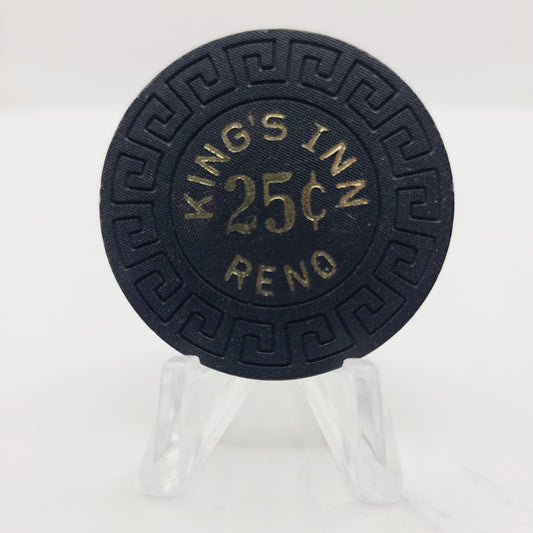 Kings Inn "Al Bergendahl" Reno Nevada 1975 $.25 Casino Chip N5787