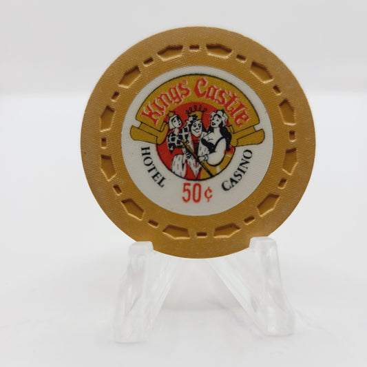 Kings Castle Hotel Casino Lake Tahoe Nevada 1970 $.50 Casino Chip N5207