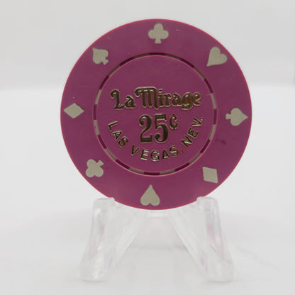 Lakeside Inn and Casino Lake Tahoe Nevada 1990 $.25 Casino Chip N0267