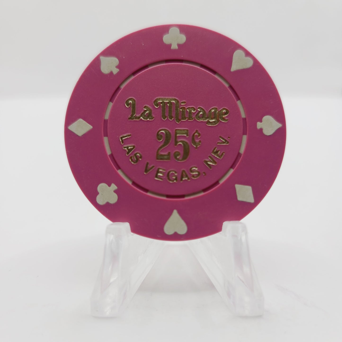 Lakeside Inn and Casino Lake Tahoe Nevada 1990 $.25 Casino Chip N0267