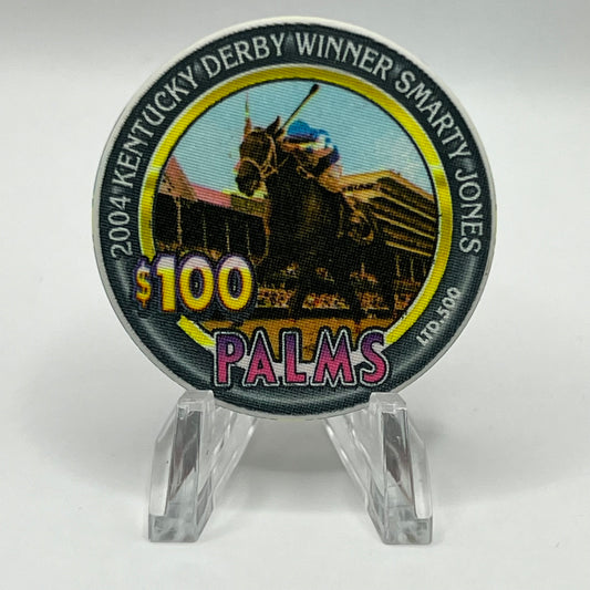 Palms Casino Resort Las Vegas NV 2004 Kentucky Derby Winner Smarty Jones 2005 LE 500 $100 Chip