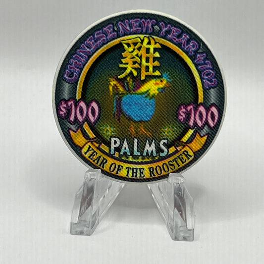 Palms Casino Resort Las Vegas NV Year of the Rooster 2005 LE 508 $100 Chip E3717