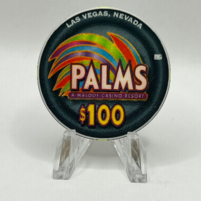 Palms Casino Resort Las Vegas NV 1977 Belmont Stakes Winner Seattle Slew 2003 LE 500 $100 Chip E2025