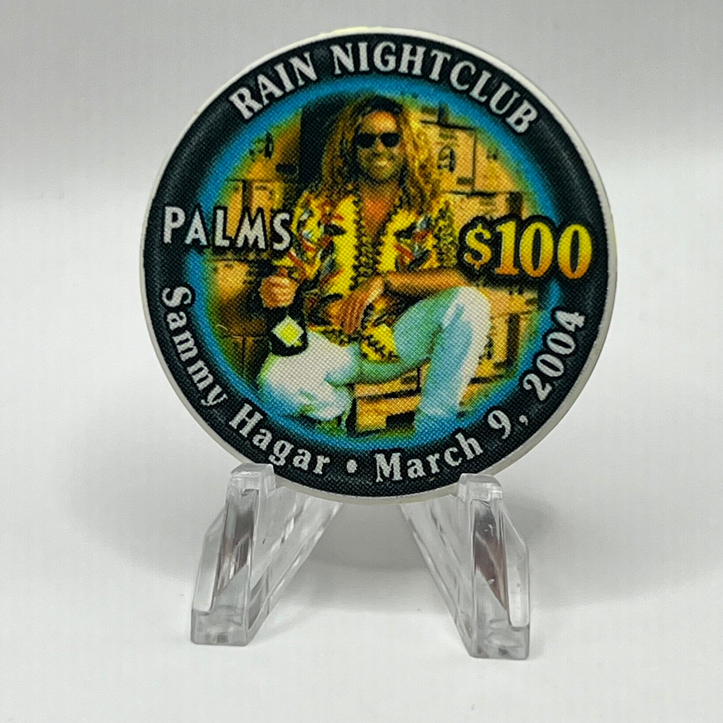 Palms Casino Resort Las Vegas NV Rain Nightclub 2004 LE 500 $100 Chip E2051