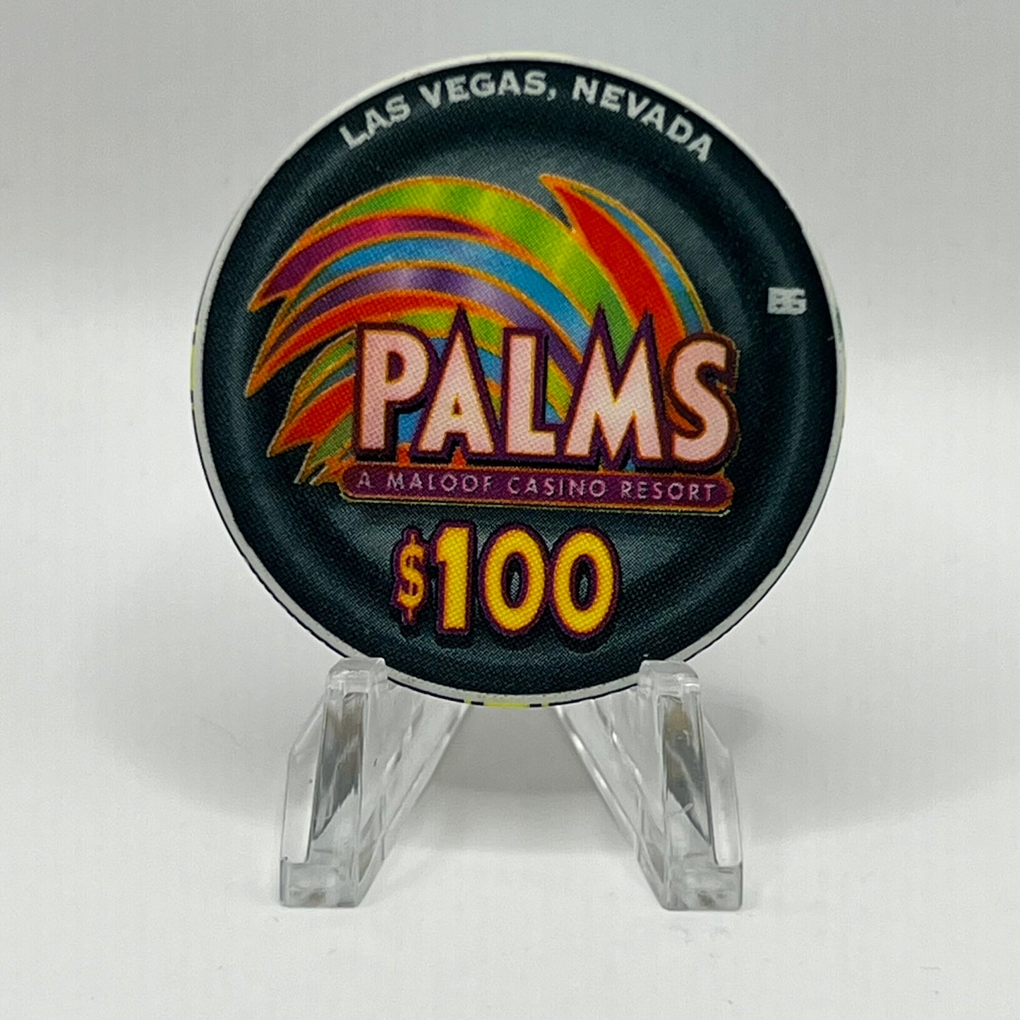 Palms Casino Resort Las Vegas NV 1977 Triple Crown Winner Seattle Slew 2003 LE 500 $100 Chip E2028