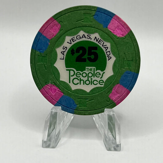 Peoples Choice Las Vegas NV 1980 $25 Chip N2565