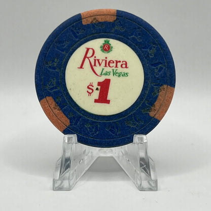 Riviera Las Vegas NV 1968 LE $1 Chip N6996