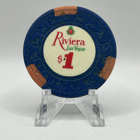 Riviera Las Vegas NV 1968 LE $1 Chip N6996