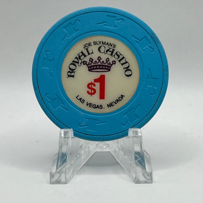 Royal Casino Las Vegas NV 1980s $1 Chip N2079