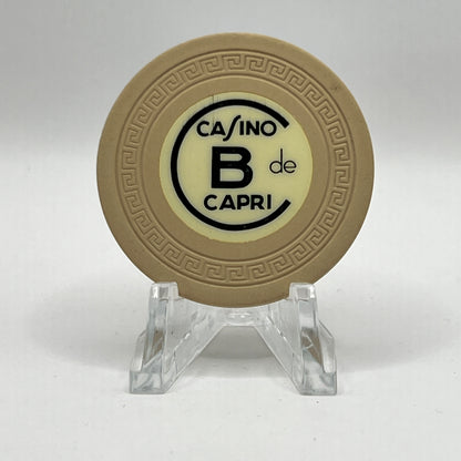 Casino de Capri Havana Cuba Series 12 Roulette B Beige Chip