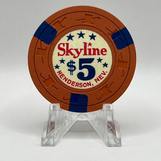 Skyline Casino Henderson NV 1960s $5 Chip N2205