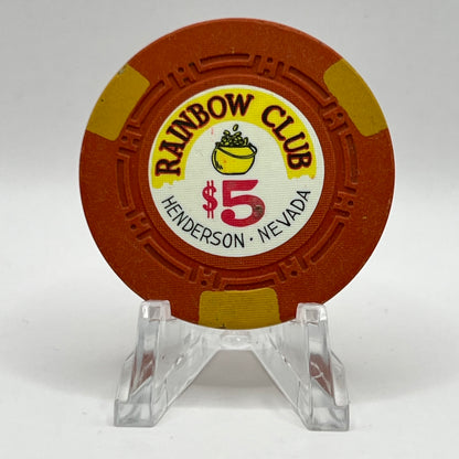 Rainbow Club Henderson NV 1967 $5 Chip N2039