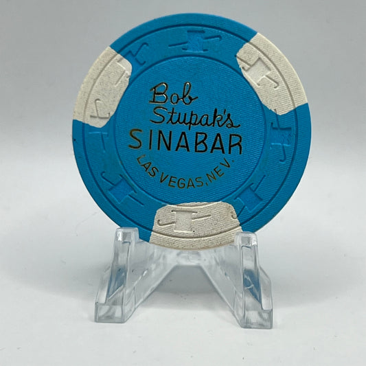 Bob Stupak Sinabar Las Vegas NV 1974 $1 Chip N1579