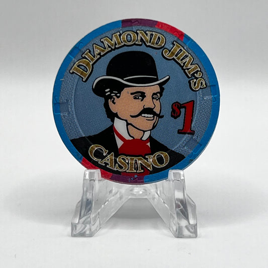 Diamond Jim’s Casino Rosamond CA $1 Chip