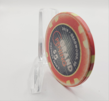 Cadillac Jack's Casino Deadwood South Dakota 2019 "Grand Opening" $5 Casino Chip