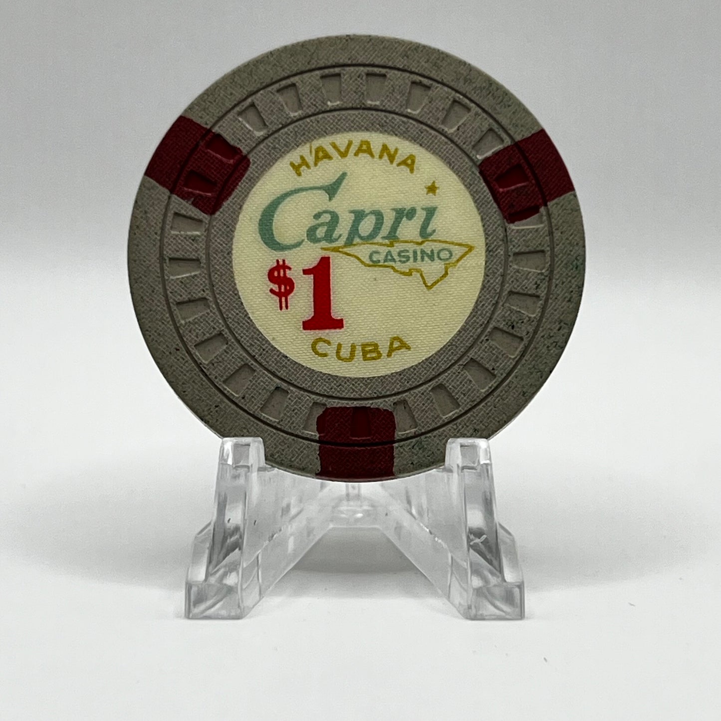 Casino de Capri Havana Cuba Series 4 $1 Chip