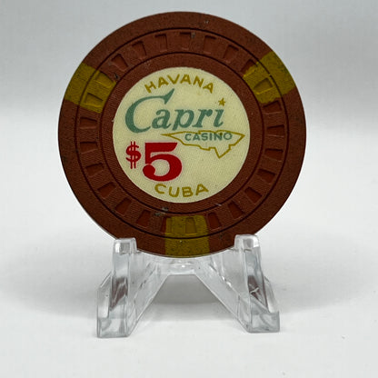 Casino de Capri Havana Cuba Series 4 $5 Chip