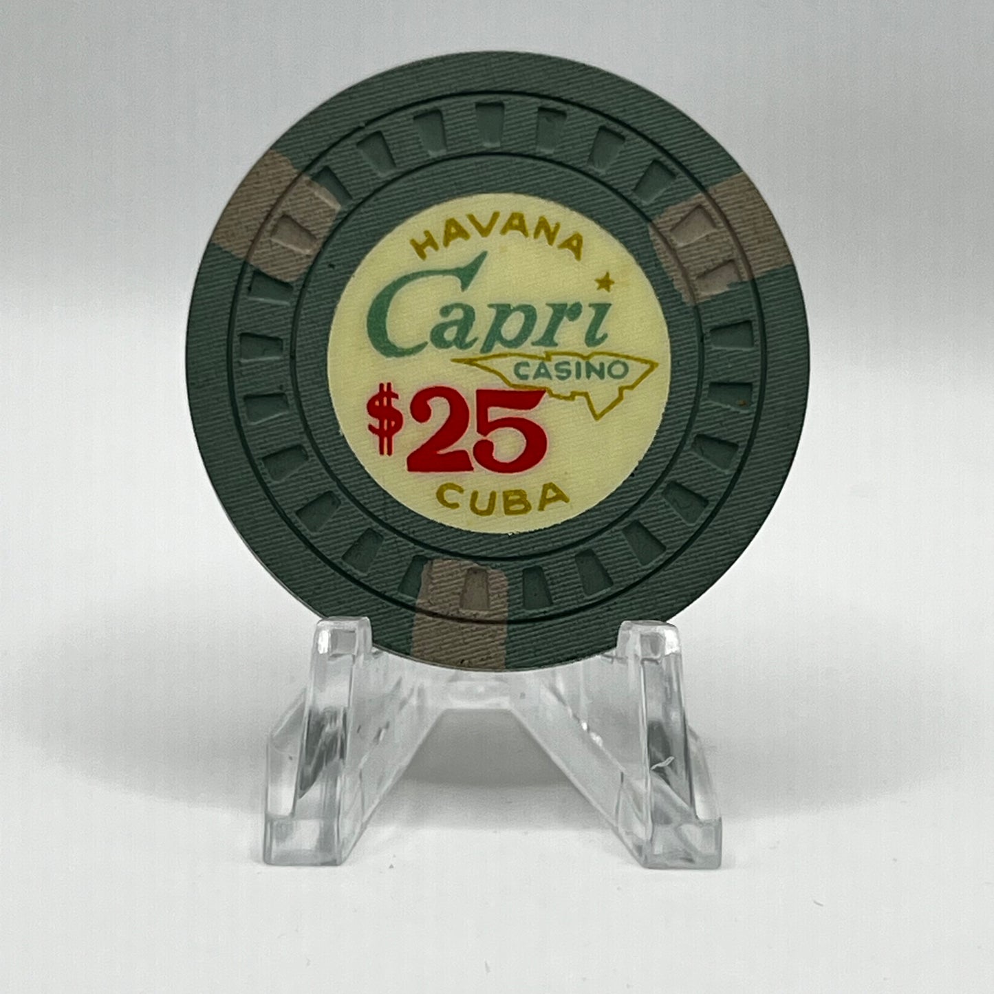 Casino de Capri Havana Cuba Series 4 $25 Chip