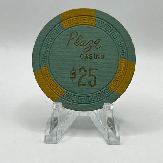 Plaza Hotel Havana Cuba $25 Chip