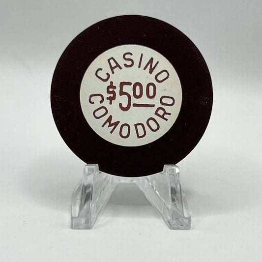 Casino Comodoro Havana Cuba $5 Chip