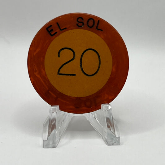 El Sol Santiago de Cuba $20 Chip