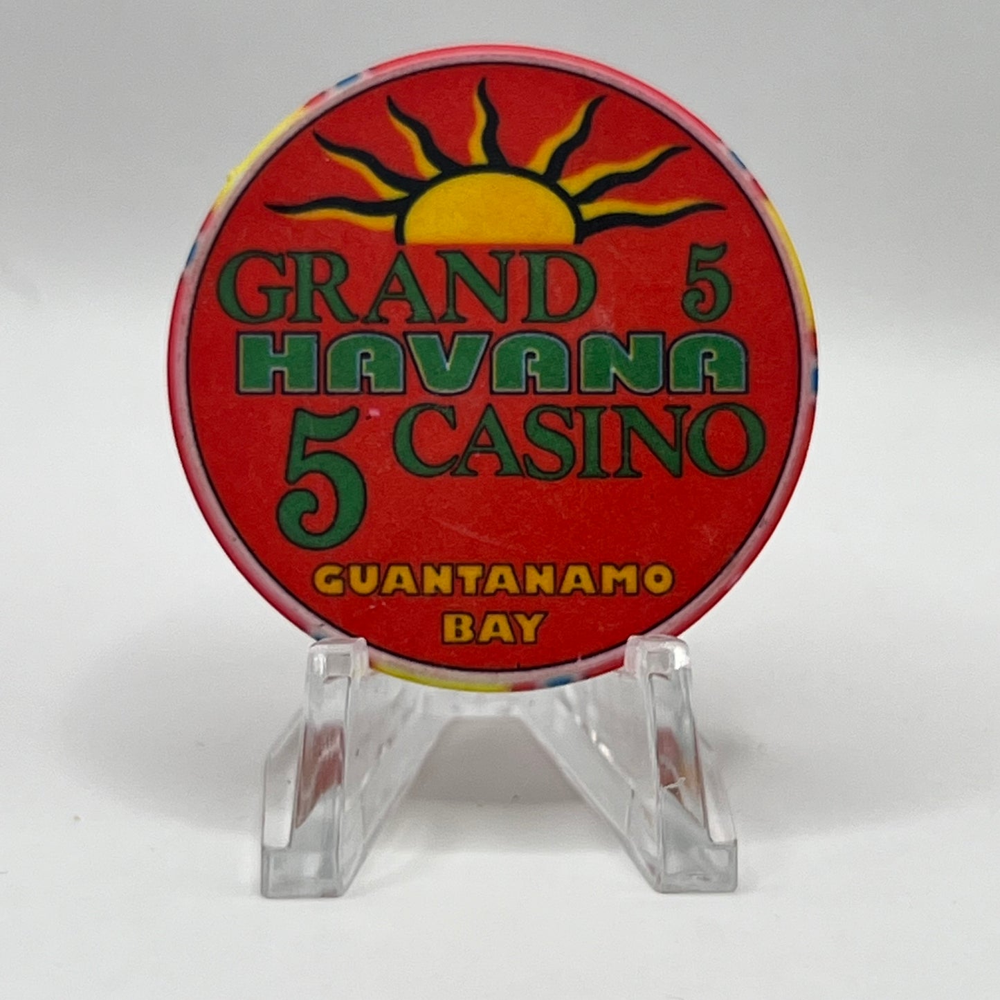 Grand Havana Casino Guantanamo Bay Cuba $5 Fantasy Chip