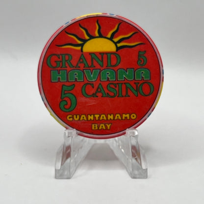 Grand Havana Casino Guantanamo Bay Cuba $5 Fantasy Chip