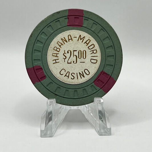 Habana-Madrid Casino (MD) Havana Cuba Series 3 $25 Chip