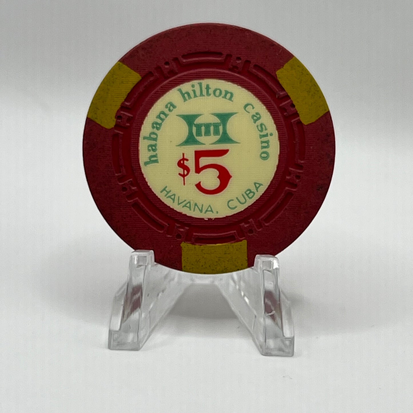 Habana Hilton Casino Havana Cuba Series 12 $5 Chip