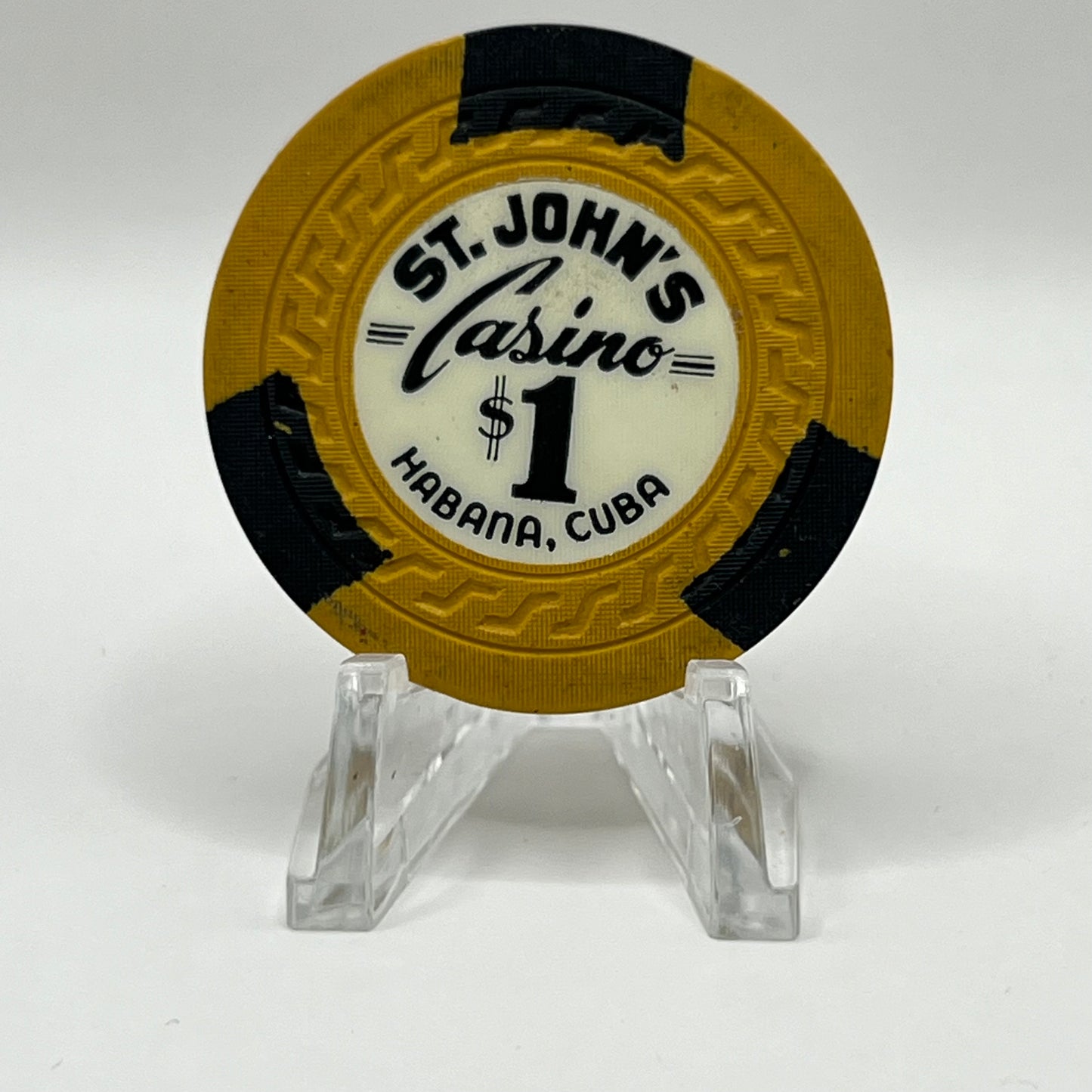 St. John’s Casino Havana Cuba $1 Chip