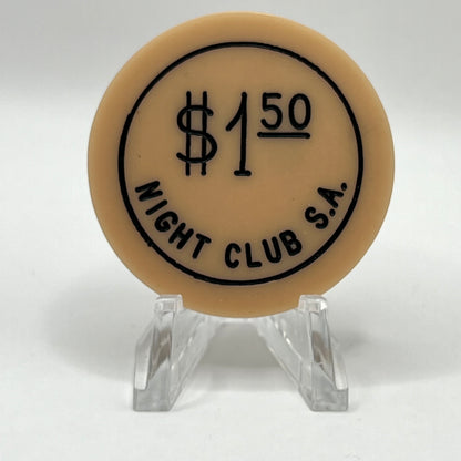 Tropicals Night Club Cuba $1.50 Chip