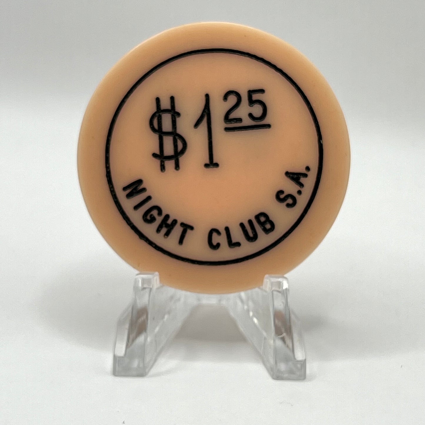 Tropicals Night Club Cuba $1.25 Chip