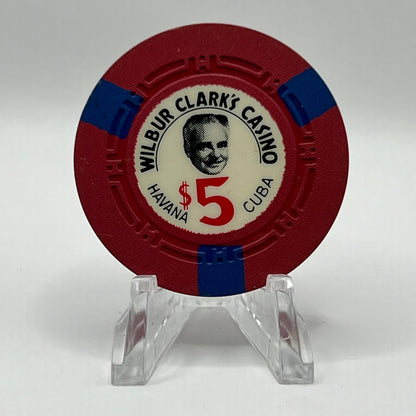 Wilbur Clark’s Casino Havana Cuba $5 Chip