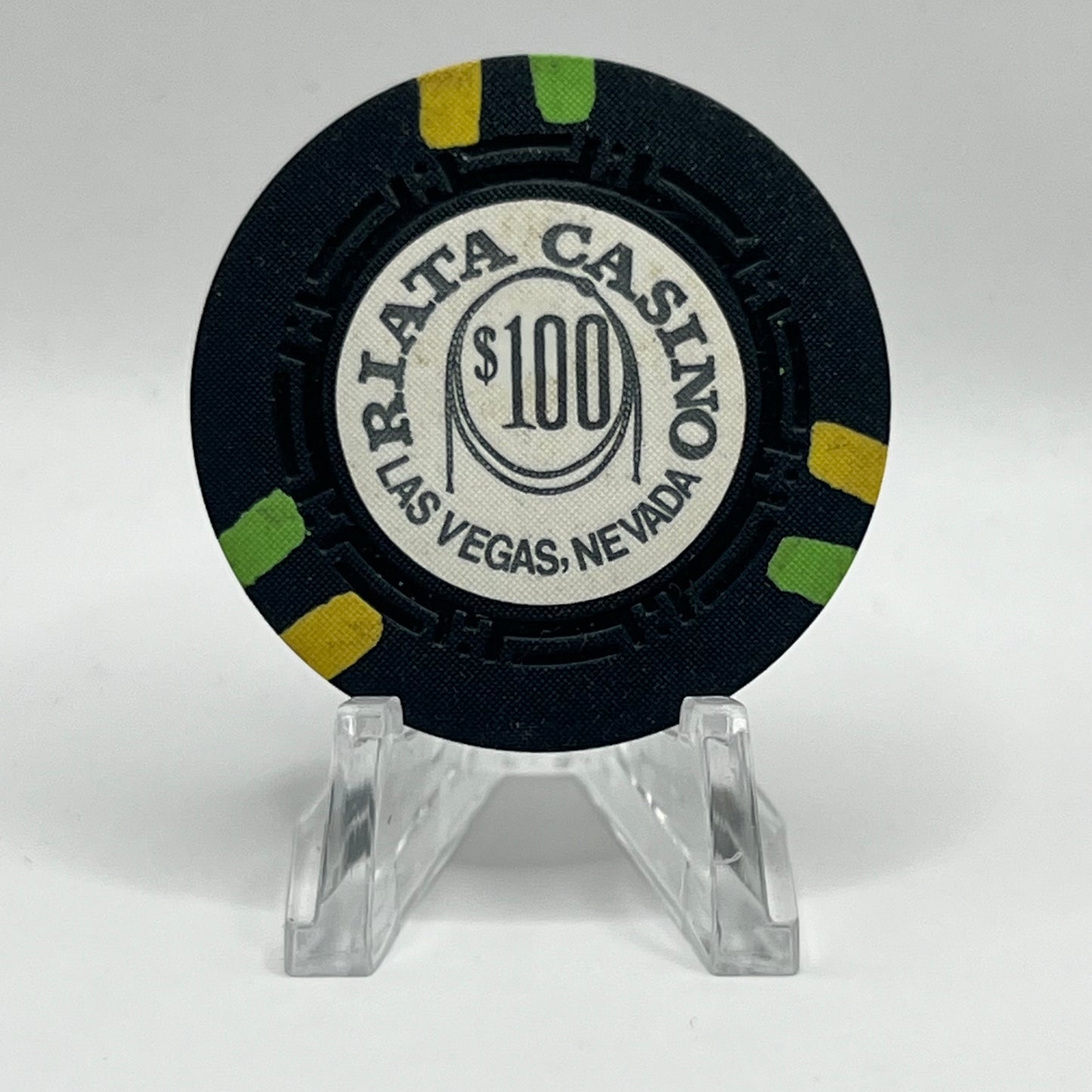 Riata Casino Las Vegas NV 1973 $100 Chip N2056